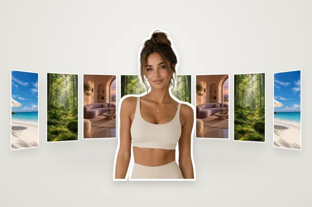 BG removal & change example