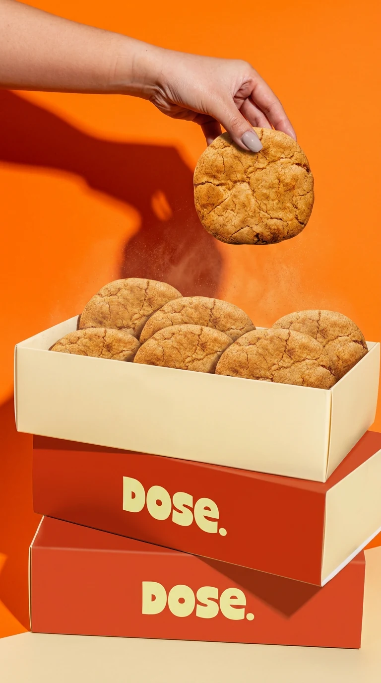 Dose cookie campaign visual